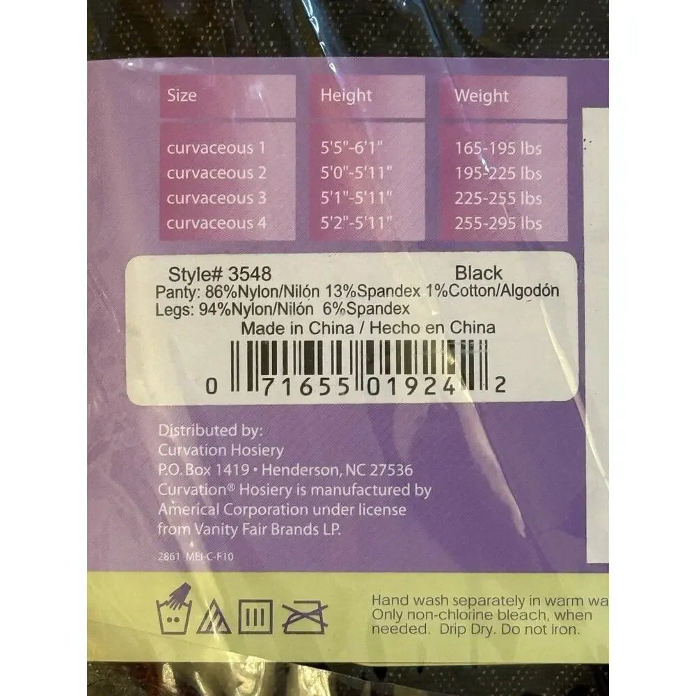 145-195 lb ❤️ 3 Pairs, Fashion Tummy Smoother Tights Women Tall 5.5-6.1”